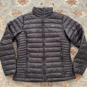 Patagonia Down Sweater Jacket Womens XL Puffer Full Zip Lightweight Warm Coat